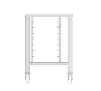 Maxima Table with Wheels for Steamer 5X 2/3 GN