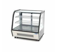 Maxima Vitrine à gâteaux - 120 L - 70 cm - portes coulissantes arrière