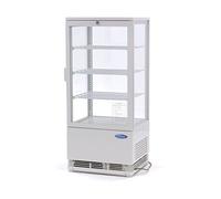 Maxima Vitrine réfrigérée - 78 L - 43 cm - blanc
