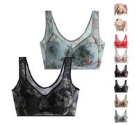 Maximartus Buttonless Comfortable Bra, Blaciokamith Super Gather Bra, Soft Silk Tulle Smooth Push Up Bras