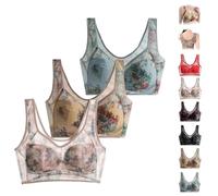 Maximartus Buttonless Comfortable Bra, Blaciokamith Super Gather Bra, Soft Silk Tulle Smooth Push Up Bras