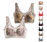 Maximartus Buttonless Comfortable Bra, Blaciokamith Super Gather Bra, Soft Silk Tulle Smooth Push Up Bras