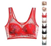 Maximartus Buttonless Comfortable Bra, Blaciokamith Super Gather Bra, Soft Silk Tulle Smooth Push Up Bras