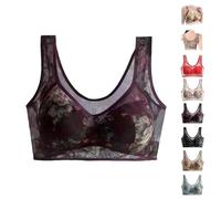 Maximartus Buttonless Comfortable Bra, Blaciokamith Super Gather Bra, Soft Silk Tulle Smooth Push Up Bras