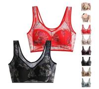 Maximartus Buttonless Comfortable Bra, Blaciokamith Super Gather Bra, Soft Silk Tulle Smooth Push Up Bras