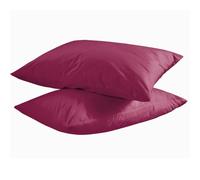 MAXIME MAISON - Lot de 2 taies d'oreiller en Coton (Dimensions 52 x 82 cm) Paire de Housses de Coussins, Housse de Coussin de lit, taies d'oreiller