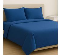 MAXIME MAISON - Parure de Lit 90x200 en Coton, Ensemble de Draps 3 Pièces (1 Drap Housse 90x200, 1 Drap Plat 150x285, 1 Taie d'oreiller 52x82) Rafraîchissant Made in Italy