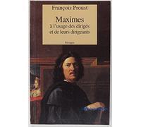 MAXIMES A L'USAGE...
