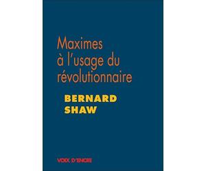 Maximes à l'usage du révolutionnaire