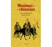 Maximes chinoises - Collectif - Maxtor France - broché - Essai