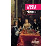 Maximes - Christine de Suede - Rivages - Poche - Roman