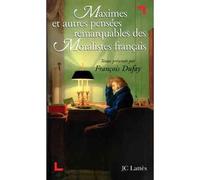 Maximes et autres pensées remarquables