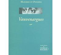 Maximes et pensées
