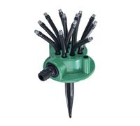 Maximex arroseur de jardin avec bras flexibles, 12 bras flexibles, arrose de manière ciblée les plates-bandes et le gazon, économie d'eau