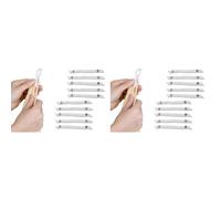 Maximex Attaches sans couture set de 10 Blanc (Lot de 2)