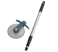 Maximex Coupe-bordures pelouse roulette Cut Coupe-bords de pelouse avec protection contre les blessures par coupure Argent