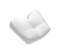Maximex Coussin de positionnement latéral avec Housse en Coton - Coussin Ergonomique pour positionnement latéral en polypropylène Blanc 52 x 16,5 x 40 cm