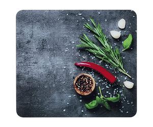 Maximex Couvercle de plaque de cuisson ROSMARIN, plaque de protection en verre résistant aux chocs