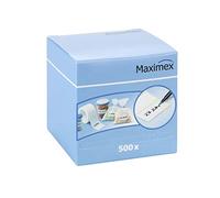 Maximex Etiquettes autocollantes avec distributeur Blanc