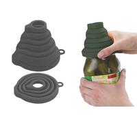 Maximex Ouvre-boîte en silicone pliable Ouvreur pour bouchons à vis Gris - Anthracite