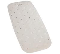 Maximex Tapis de bain antidérapant Mod. Natur-Kautschuk beige | Tapis de bain en caoutchouc avec saugnapfs pour sécurité optimale | Tapis lavable en machine 37 x 90 cm | Gummi beige