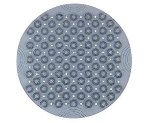 Maximex Tapis de douche avec 100 picots de massage, écoulement rapide de l'eau & dessous antidérapant, 55 cm