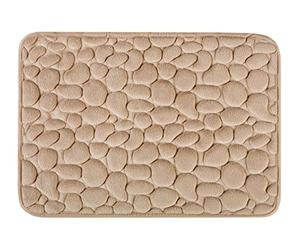 Maximex Tapis de salle de bain doux Beige, Beige