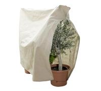 Maximex Voile d’hivernage pour plantes 200 x 240 cm, protection hivernale pour plantes de jardin, fermeture éclair et cordon, résistante à la déchirure, hydrofuge, translucide, polypropylène