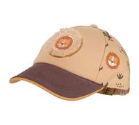 maximo - Baby Boy's Cap Lion Patch Waschoptik Klett - Casquette - 43-45 cm - sand / multicolor