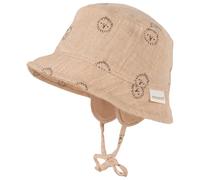 maximo - Baby's Hütchen Musselin Band Ohrenkl. Futter - Chapeau - 45 cm - beige melange / lion