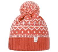 maximo Bonnet pour Enfant Wintertime - Made in Germany a Revers Pompon avec Revers, Doublure, Doublure Hiver Automne-Hiver - Taille Unique Corail