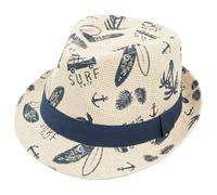 maximo - Boy's Trilby Surf - Chapeau - 53 cm - sand / navy