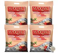 MAXIMO Classique | 4x100 Dosettes de café compatibles SENSEO® | Emballage individuel pour une meilleure conservation et une hygiène irréprochable