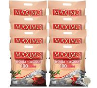 MAXIMO Classique | 8x100 Dosettes de café compatibles SENSEO® | Emballage individuel pour une meilleure conservation et une hygiène irréprochable