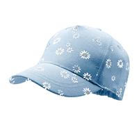 maximo - Kid's Mini Girl Cap with Hook and Loop Fastener - Casquette - 47-49 cm - bluemeliert