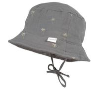 maximo - Kid's Mini Hut Band Musselin Futter - Chapeau - 47 cm - graphite / palm