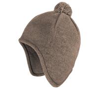 maximo - Kid's Mini Inkbeanie avec pompon - Bonnet - 45-47 cm - brown melange