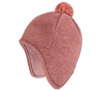maximo - Kid's Mini Inkbeanie avec pompon - Bonnet - 45-47 cm - heather rose melange