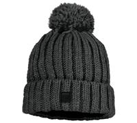 maximo - Kid's Mütze Rippe mit Pompon und Fleecefutter - Bonnet - 53-55 cm - anthracite