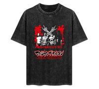 Maximum The Hormone Heavy Metal Printed T-Shirt Mens Unisex Black Tees M