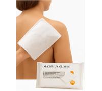 MAXIMUS 200 Gants De Toilette Jetables Molletonnés Non Tissés 80 GR/m² - Ultra Doux