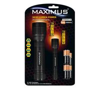 Maximus lampe de poche M-FL-024-DU pack de 2 LED 1x3W 1x1W / 90lm 60lm / 6xAA 2xAA