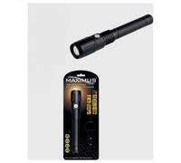 Maximus M-FL-006B-BL-H LED Lampe de poche avec clip ceinture, avec interface USB à batterie 1200 lm