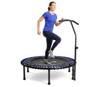 Maximus Pro Tendeur élastique avec poignée en T | Rebond plus fort, plus silencieux et plus doux | Mini trampoline de 101,6 cm prêt à l'emploi pour adultes et enfants | Max 181,4 kg | DVD + vidéos