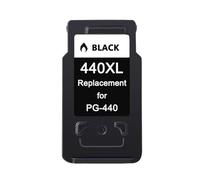 MAXINGJUWH 2X PG440 PG-440 441 Cartouche d'encre Compatible for c-aon P-IMA MX374 MX394 MX434 MX454 MG3240 MG3540 imprimante à Jet d'encre pg440xl 441xl(BK)