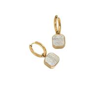 MAXINGJUWH Boucles d'oreilles Pierres Brillantes Micro-incrustées Design Cube de Sucre géométrique