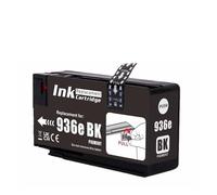 MAXINGJUWH Cartouches d'encre 936XL 936 936e for H-*/P XL for imprimante o-ficejet Pro 9110b 9120 9130 9720 9730(1PC Black)