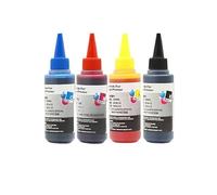 MAXINGJUWH Encre pigmentée 10 Couleurs, 100 ML/Bouteille, for Cartouche d'imprimante c-Ann PRO9500 M-AK II, 10 Couleurs, Jet d'encre en Vrac