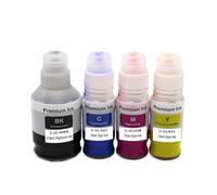 MAXINGJUWH Recharge de Bouteille à Base d'eau de Couleur Compatible, Encre en Vrac GI60 for G6060 G6065 for Encre c-aon Gi60 Gi-60