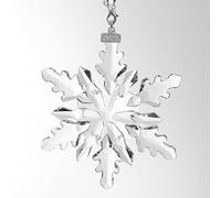 Maxistal Ornements Flocon de Neige en Cristal édition annuelle 2023 pour Sapin de Noël, Cadeaux de Maison (2023-transparent)